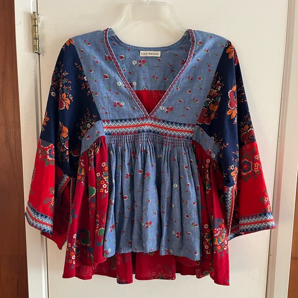 Ulla Johnson Nadi Top Patchwork - Picture 2 of 11
